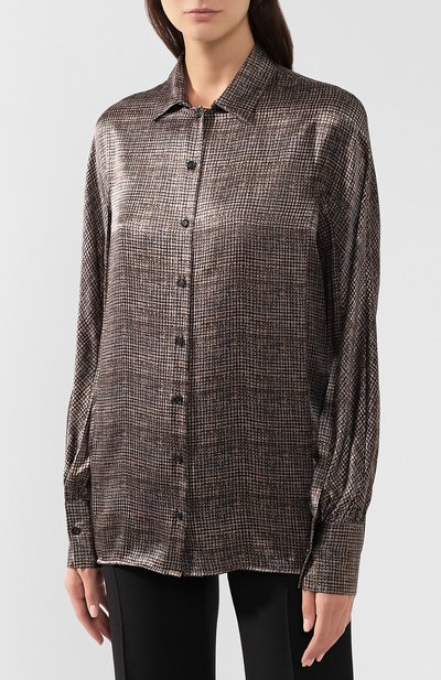 Шелковая рубашка KITON, арт. D48424K04S45, фото 3