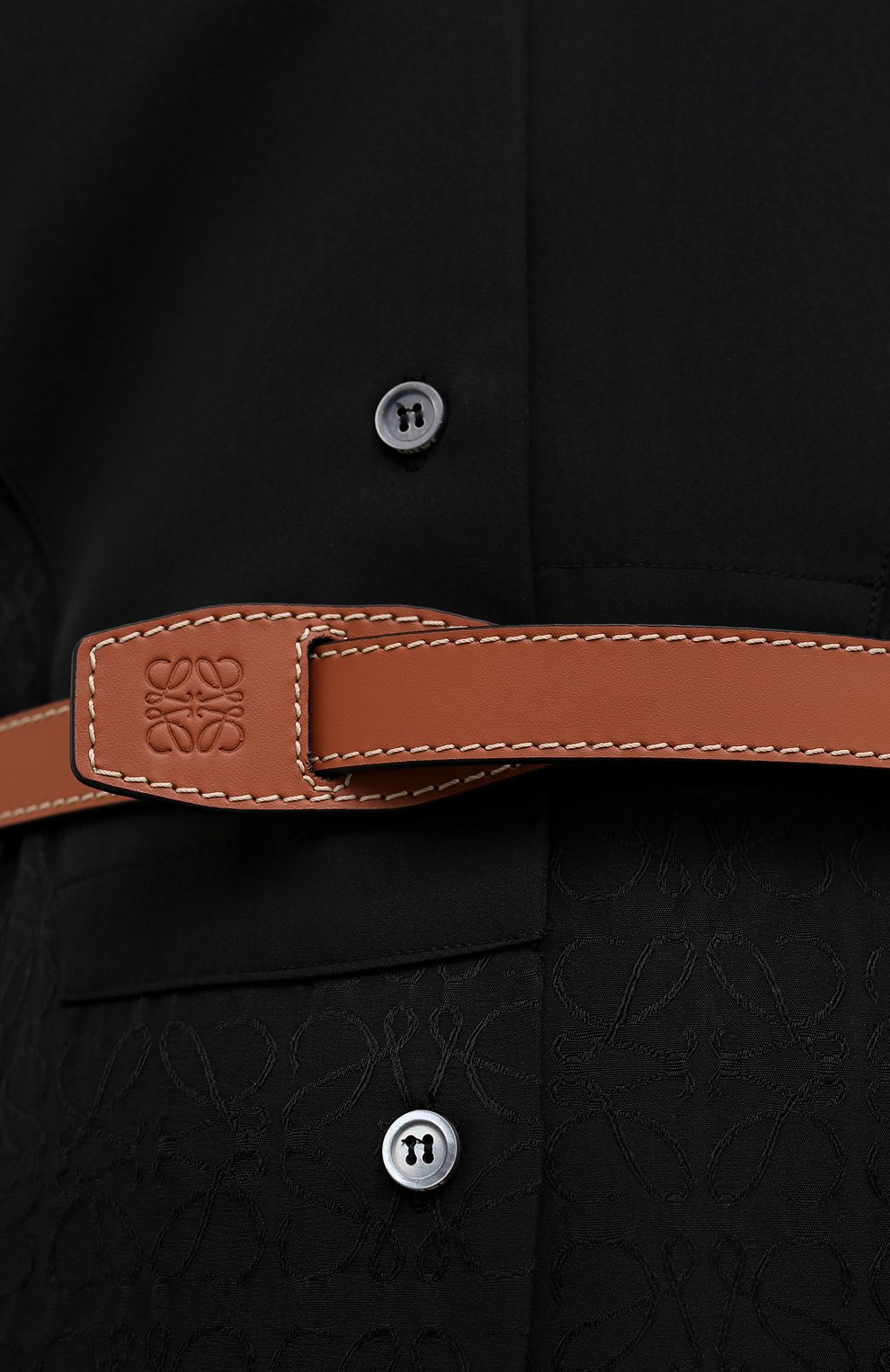 Шелковое платье LOEWE, арт. S359335XEY, фото 5