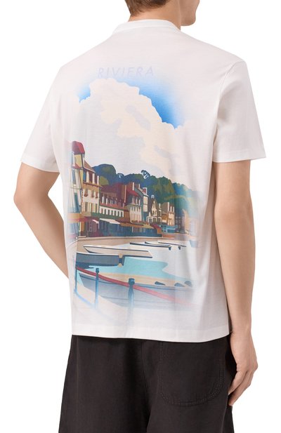 Футболка из хлопка и лиоцелла PAUL&SHARK, арт. 15311631, фото 4