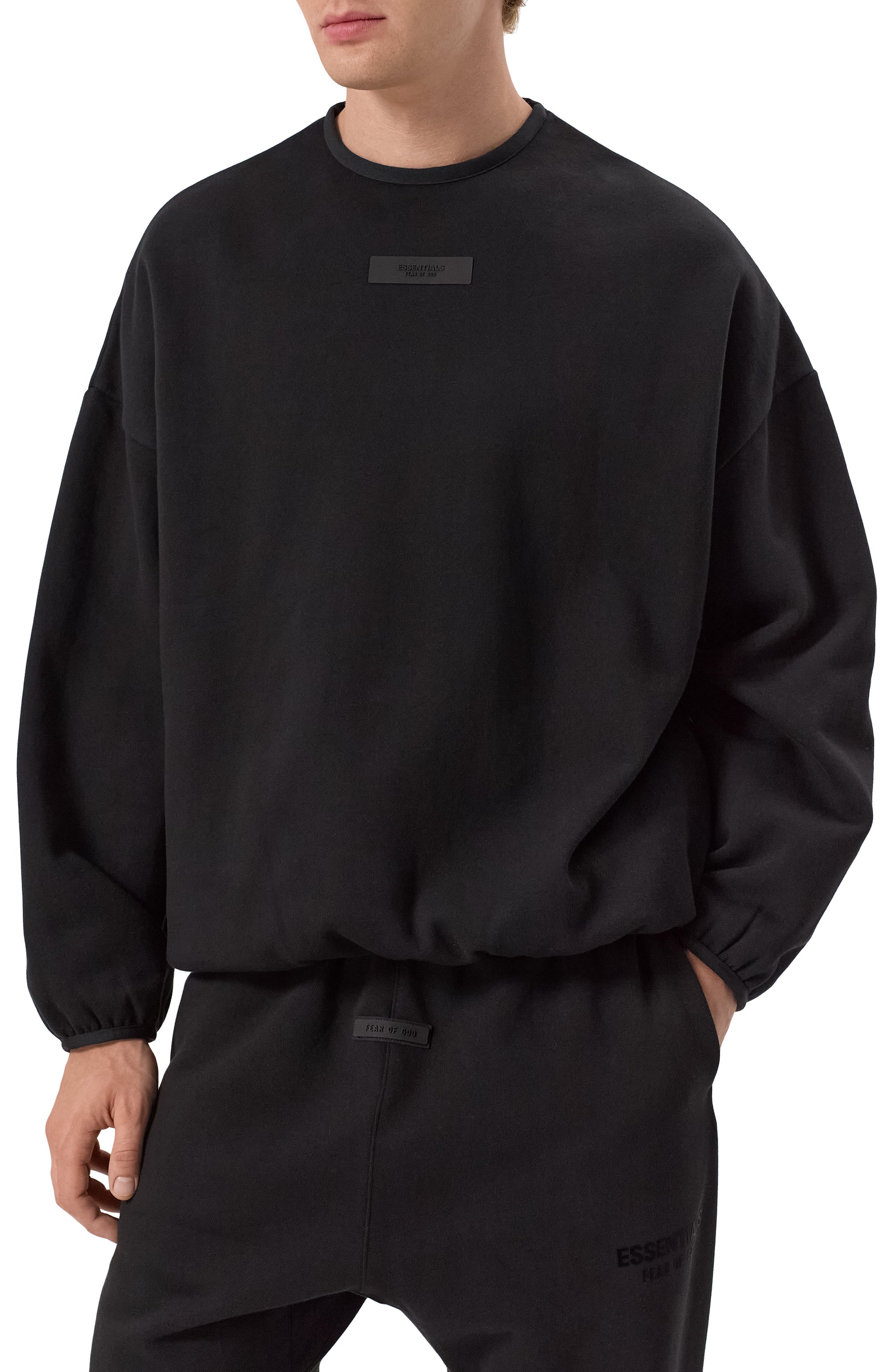 Хлопковый свитшот FEAR OF GOD, арт. 192SU244680F-M-001, фото 3