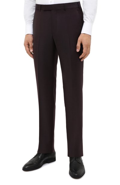 Шерстяные брюки ZEGNA, арт. 811F05/75SB12, фото 4