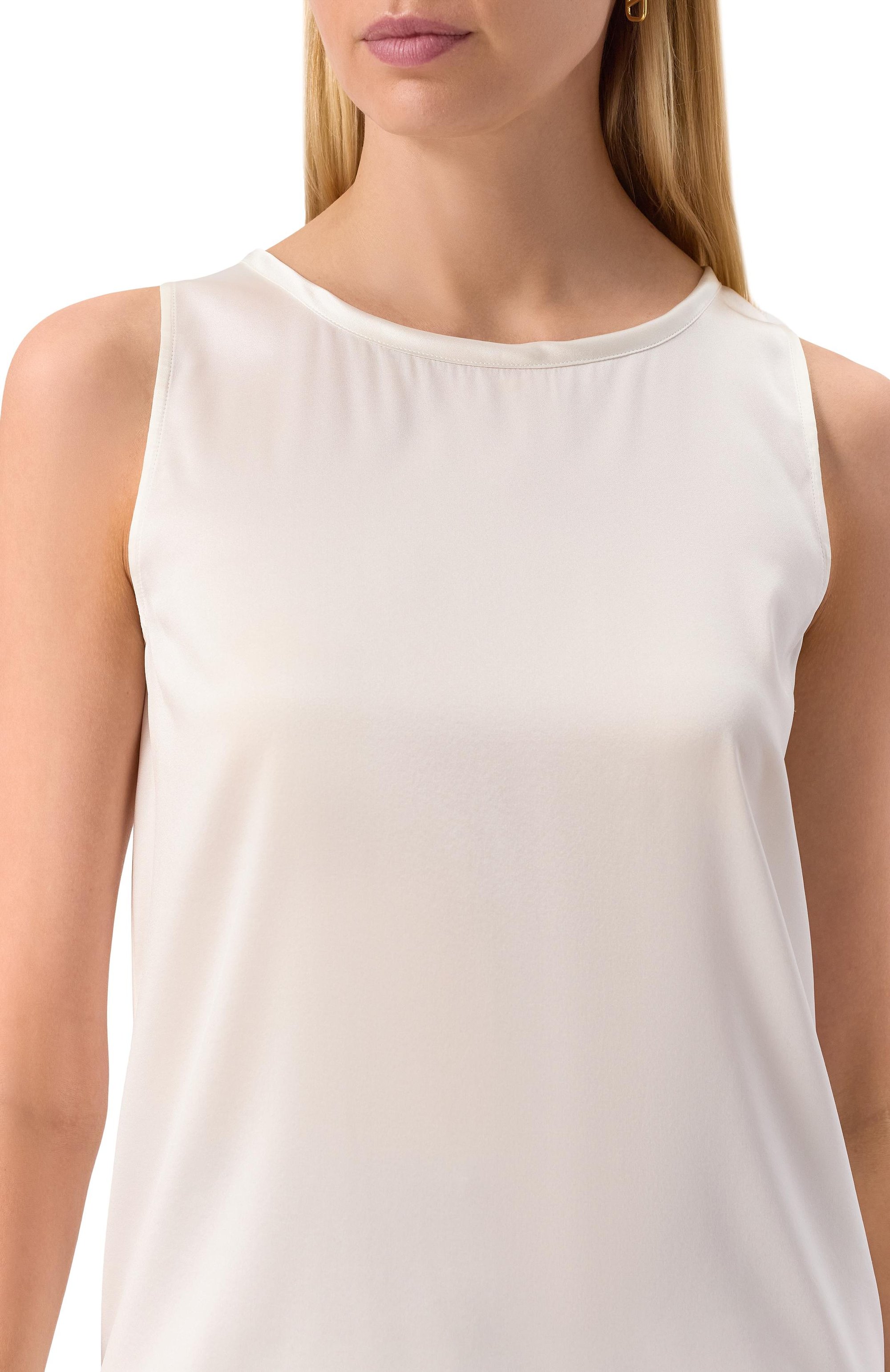 Атласный топ MVST белого цвета по цене 51300 руб., арт. M25.2MW.B401, фото 5 Атласный топ MVST, арт. M25.2MW.B401, фото 5