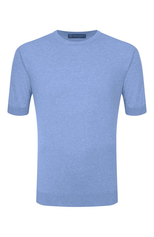 Хлопковый джемпер Andrea Campagna M5426-8055 Голубой M5426-8055
