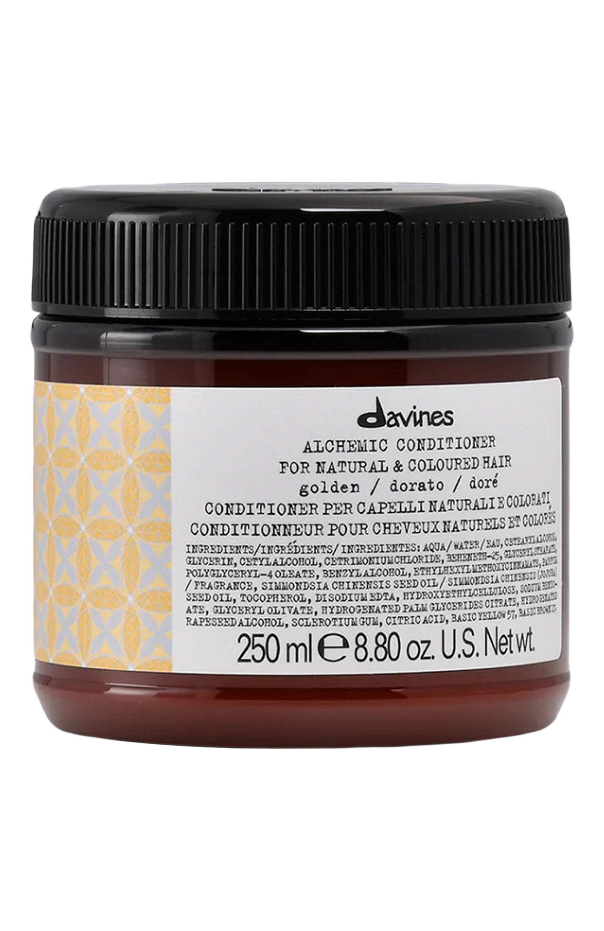 Кондиционер для натуральных и окрашенных волос alchemic, золотой (250ml) DAVINES, арт. 67219, фото 1