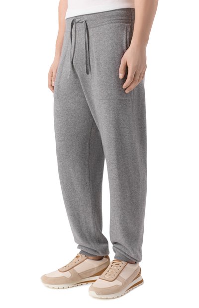 Кашемировые джоггеры ANDREA CAMPAGNA серого цвета по цене 103500 руб., арт. TS01-2209, фото 3 Кашемировые джоггеры ANDREA CAMPAGNA, арт. TS01-2209, фото 3