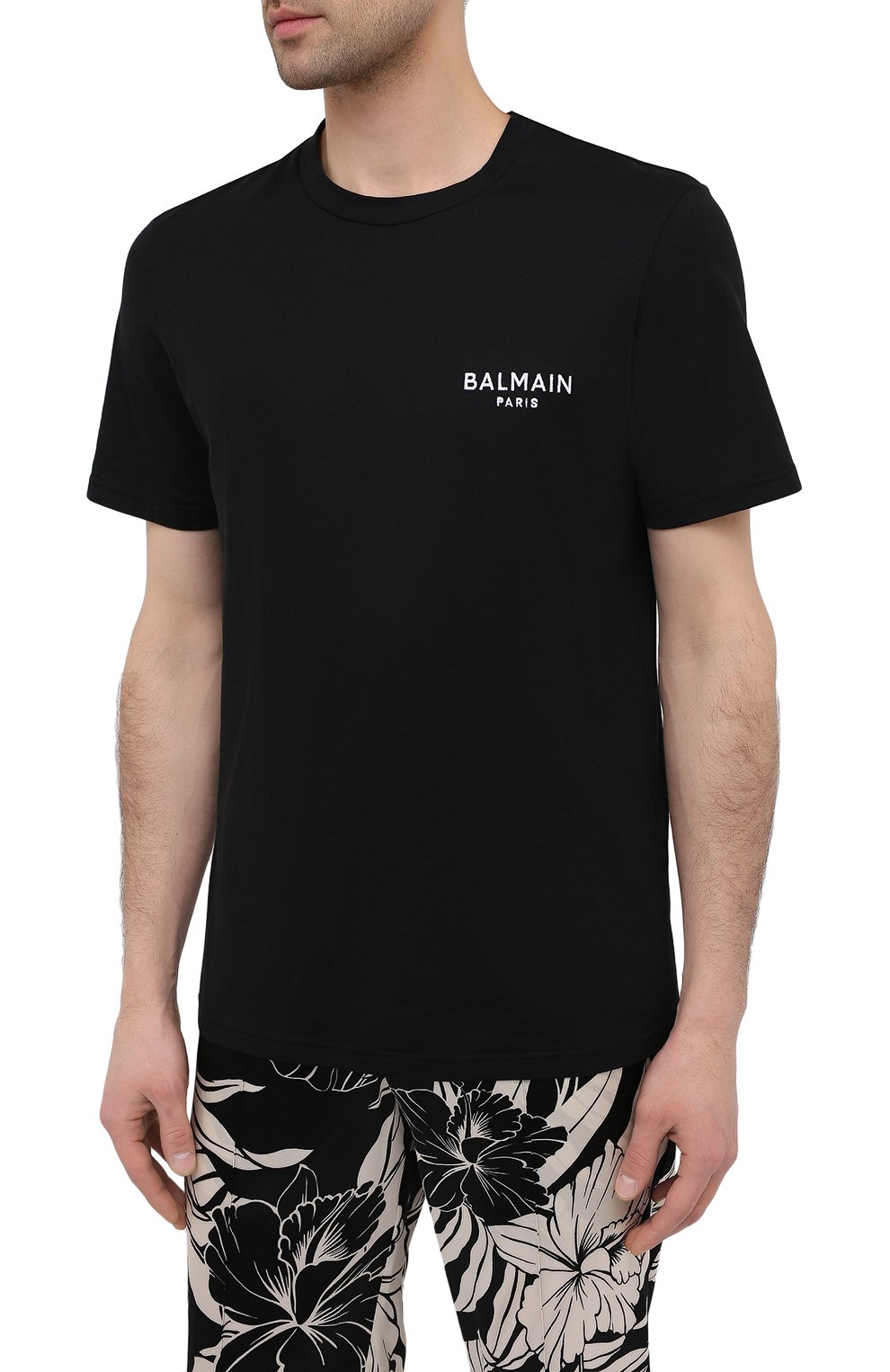 Хлопковая футболка BALMAIN, арт. BRM305210, фото 3