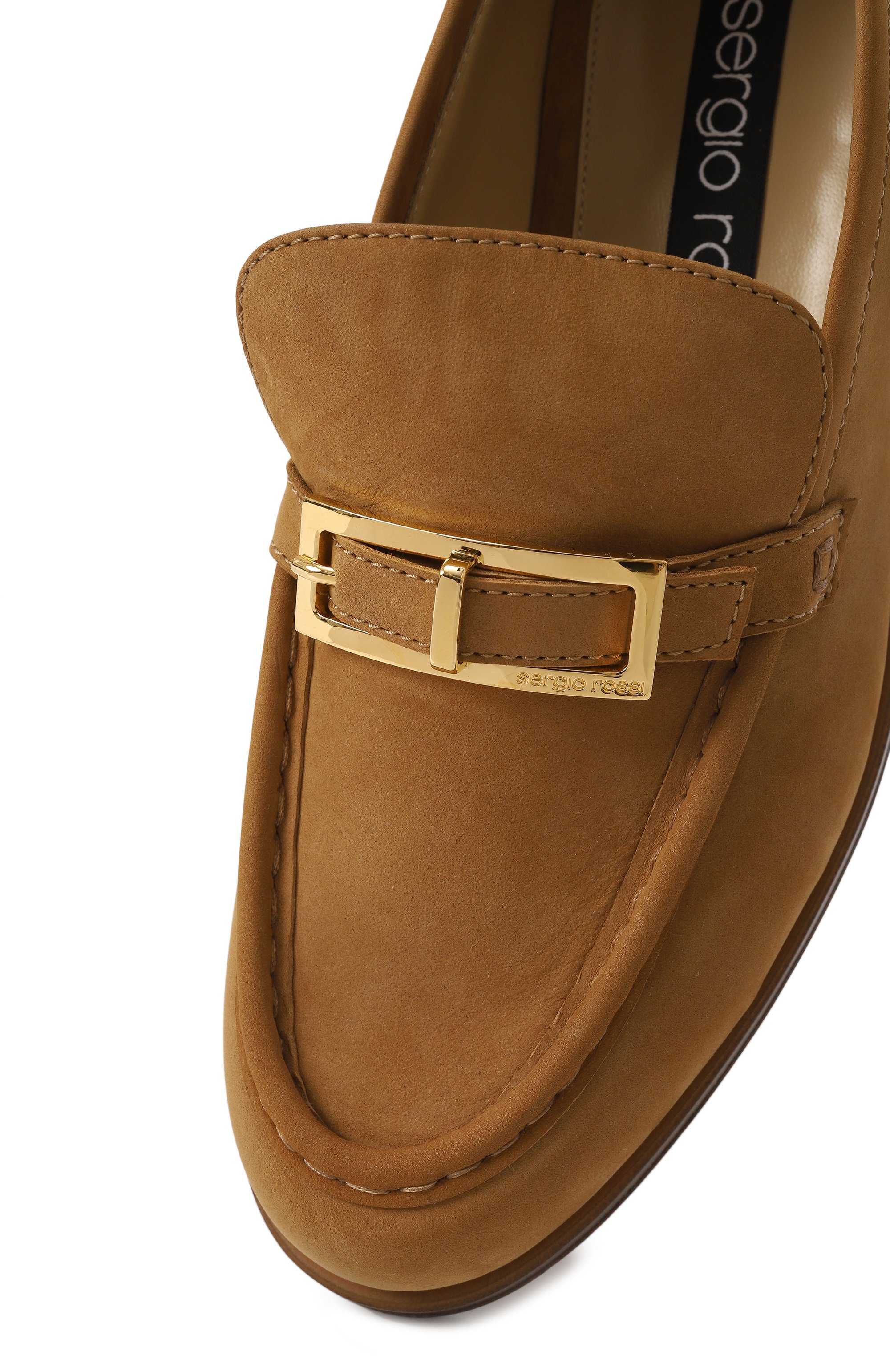 Замшевые лоферы sr nora SERGIO ROSSI, арт. B00080/MMVM01, фото 7