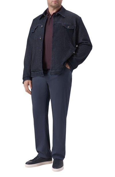 Шерстяное поло CANALI бордового цвета по цене 122500 руб., арт. T0907B/MJ02338, фото 2 Шерстяное поло CANALI, арт. T0907B/MJ02338, фото 2