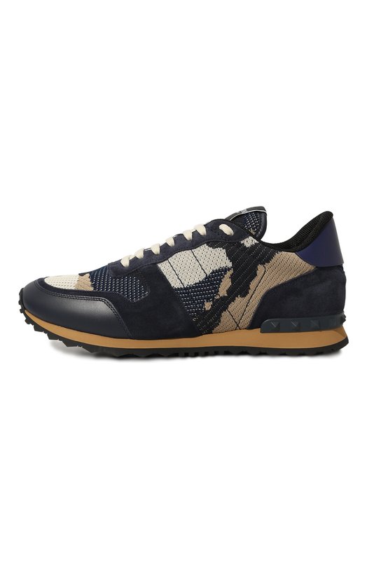 Комбинированные кроссовки Rockrunner Valentino 4Y2S0723/QRK Синий  4Y2S0723/QRK Фото 4