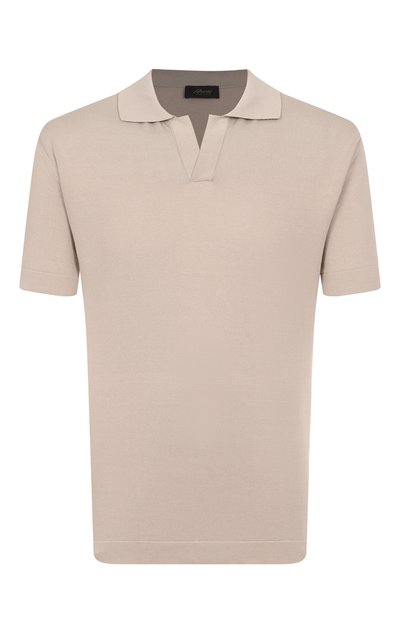 Мужская поло из хлопка и шелка BRIONI, арт. UMKC0L/PBK02