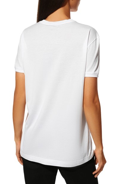 Хлопковая футболка DOLCE & GABBANA, арт. F8K74T/G7QQY/0UTLET AW22-23, фото 4