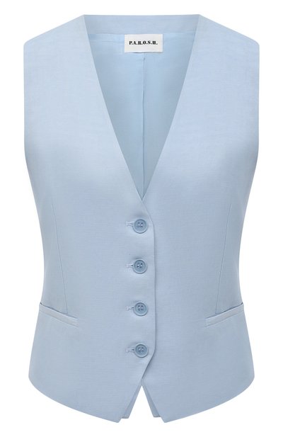Жилет из вискозы и льна P.A.R.O.S.H., арт. D410028, фото 1