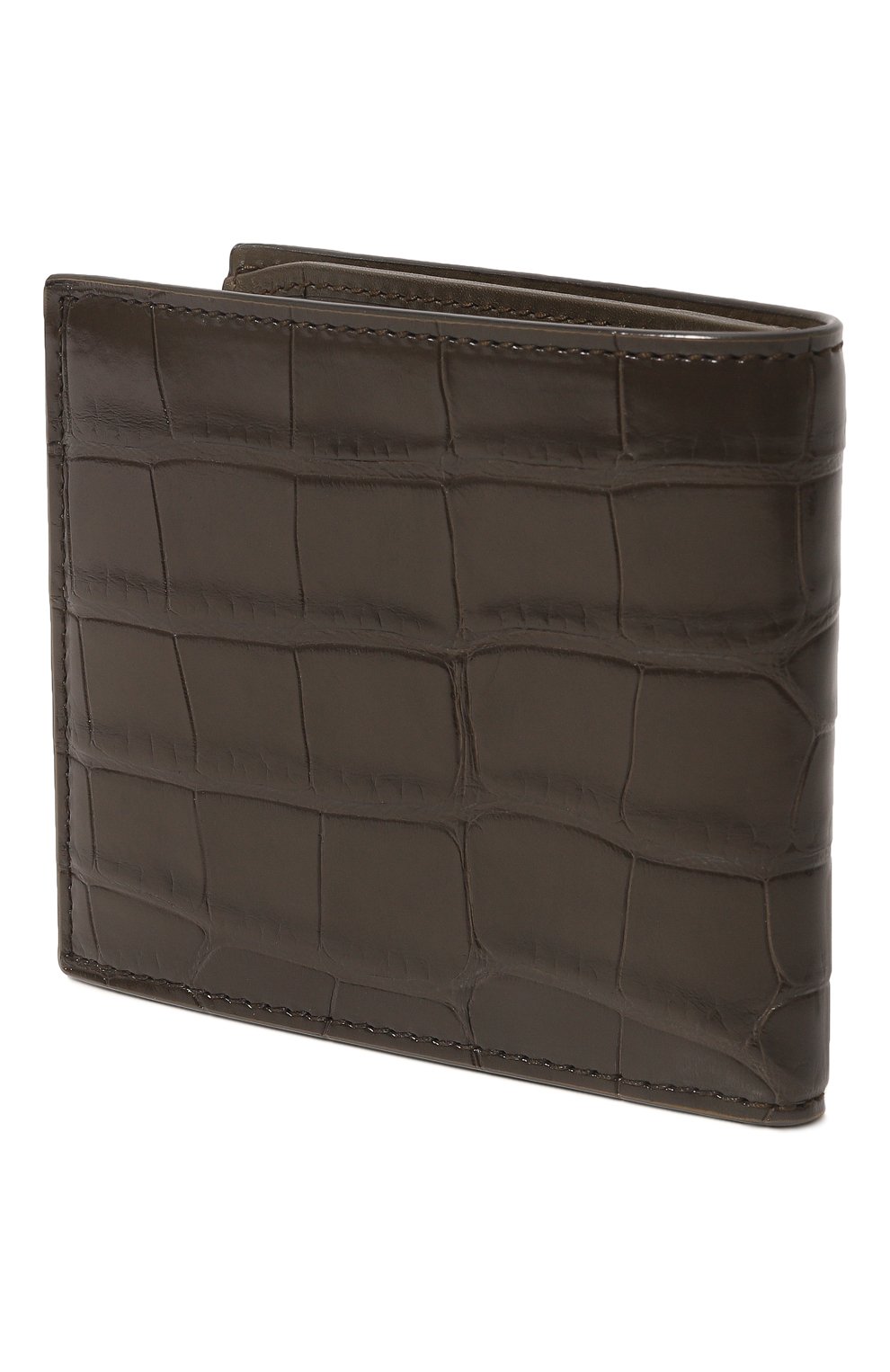 Портмоне из кожи крокодила GUCCI темно-коричневого цвета по цене 316800 руб., арт. 365482 E5V1R, фото 2 Портмоне из кожи крокодила GUCCI, арт. 365482 E5V1R, фото 2