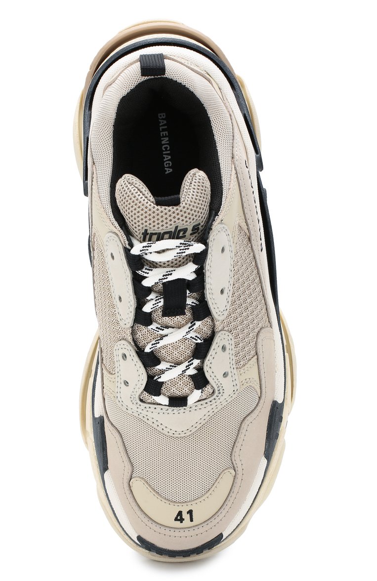 Комбинированные кроссовки triple s BALENCIAGA, арт. 524039/W0906, фото 1