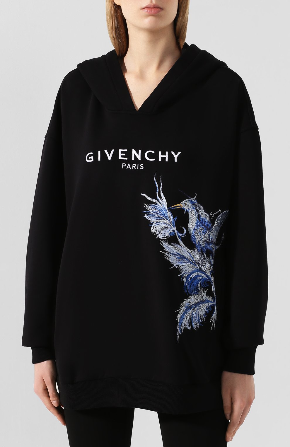 Хлопковое худи GIVENCHY, арт. BWJ00B3Z28, фото 3