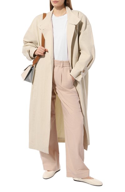 Женские хлопковые брюки BRUNELLO CUCINELLI, арт. ML949B1349