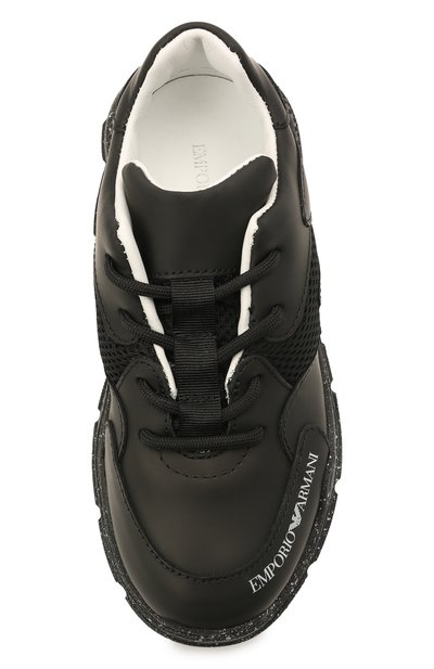 Кожаные кроссовки EMPORIO ARMANI, арт. XYX008/X0I56/28-34, фото 4