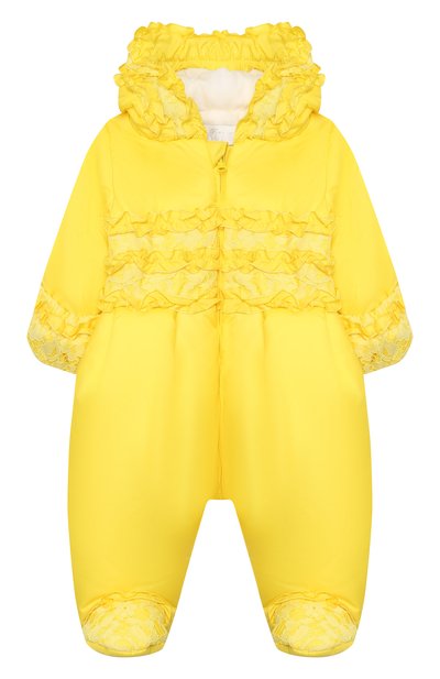 Утепленный комбинезон CHEPE желтого цвета по цене 8600 руб., арт. 391864, фото 1 Утепленный комбинезон CHEPE, арт. 391864, фото 1