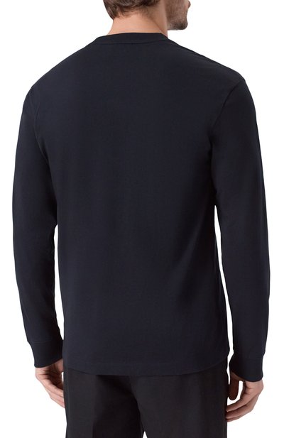 Хлопковый лонгслив HUGO BLUE, арт. 50549135, фото 4