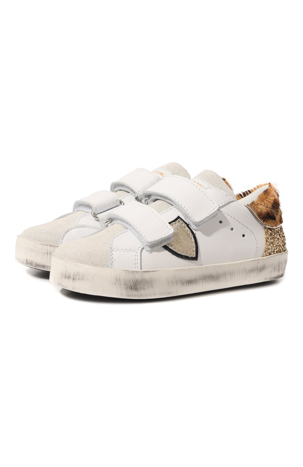 Кожаные кеды PHILIPPE MODEL JUNIOR, арт. 74118/20-27, фото 1