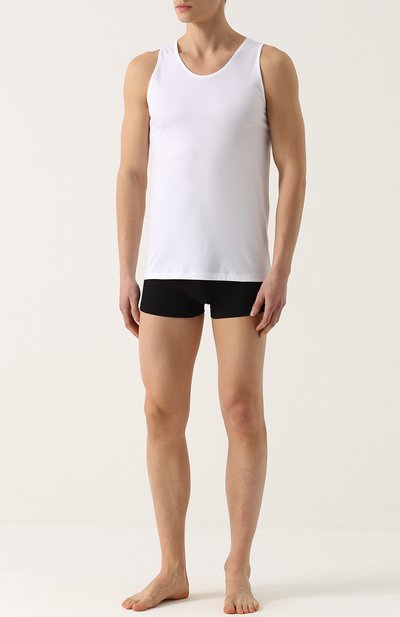 Хлопковая майка ZIMMERLI белого цвета по цене 21750 руб., арт. 286/1440, фото 2 Хлопковая майка ZIMMERLI, арт. 286/1440, фото 2