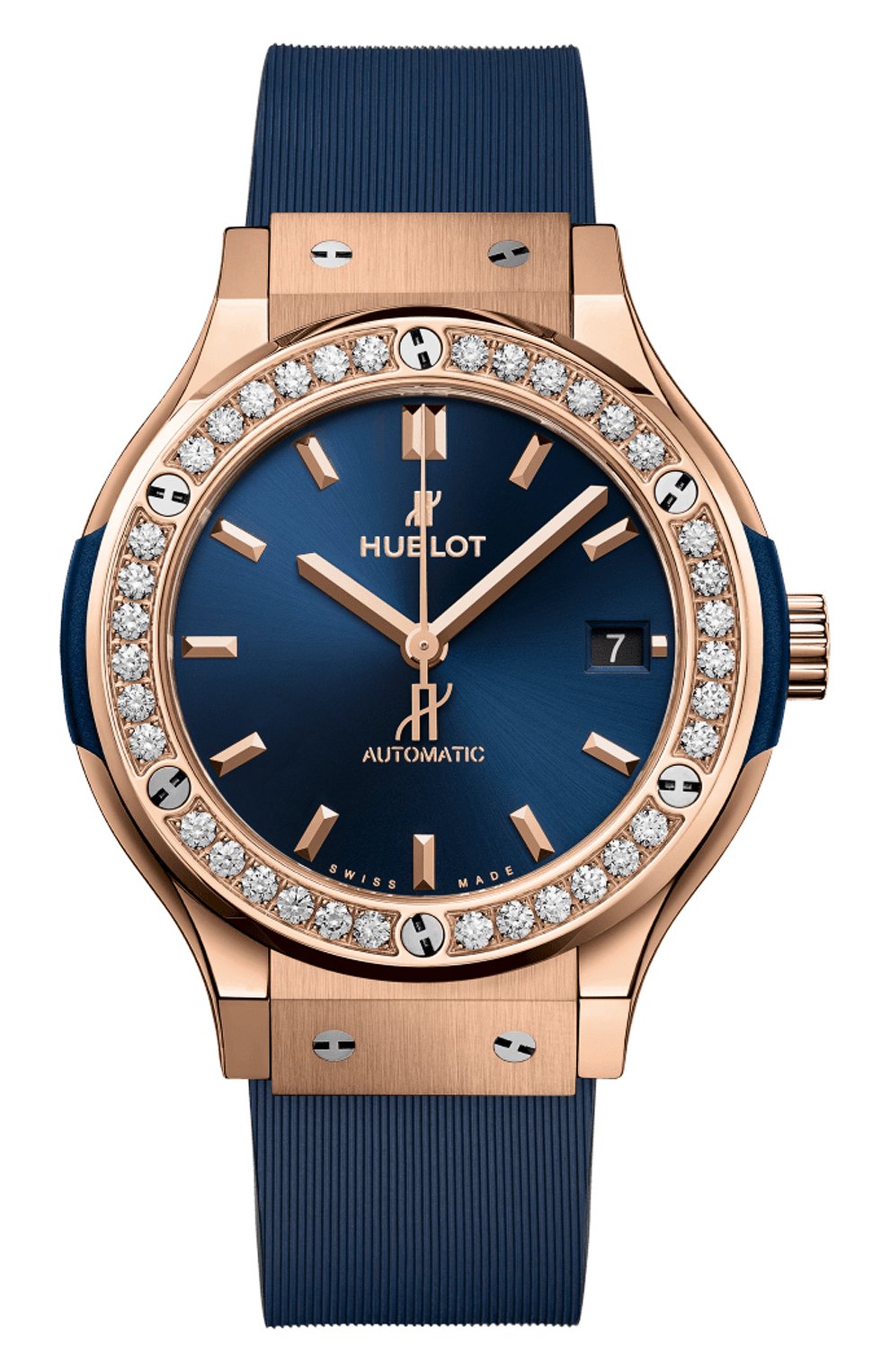 Часы king gold blue diamonds HUBLOT, арт. 565.OX.7180.RX.1204, фото 1