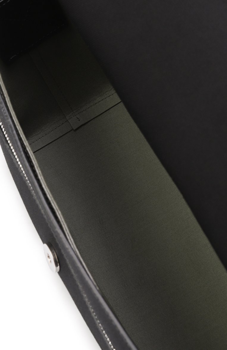 Мужская сумка utility medium JIL SANDER черного цвета, арт. J49WG0003/P6647 | Фото 5 (Материал: Текстиль; Размер: medium; Ремень/цепочка: На ремешке)