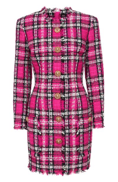 Женское твидовое платье BALMAIN, арт. GF1R9394/CG42