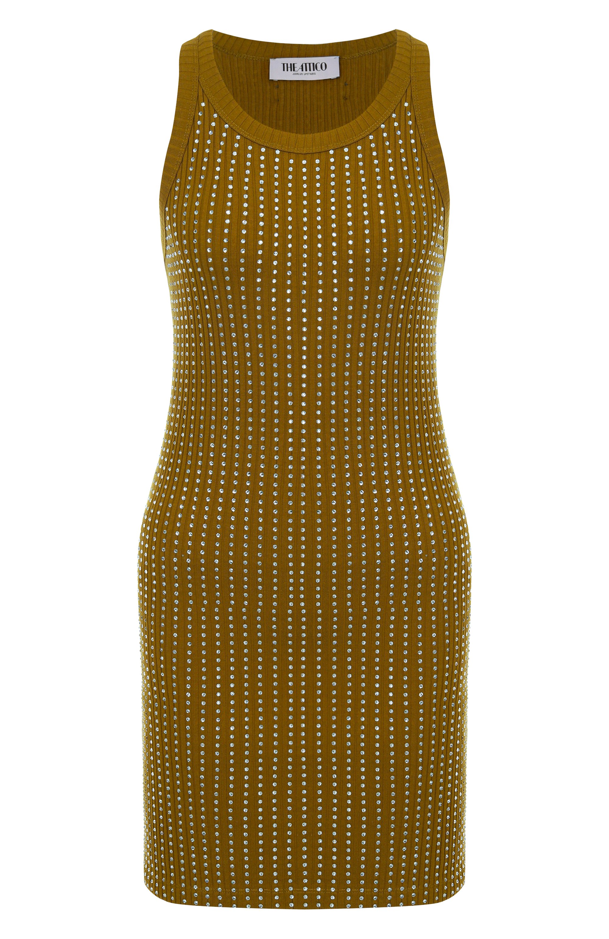 Хлопковое платье THE ATTICO, арт. 251WCW00206/JJJ051TR, фото 1