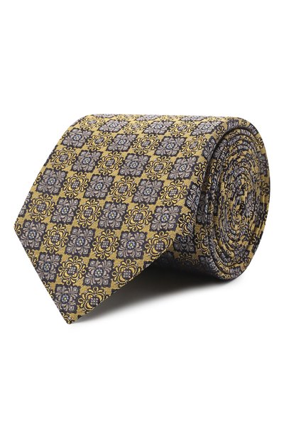 Мужской шелковый галстук CANALI, арт. 18/HJ03404
