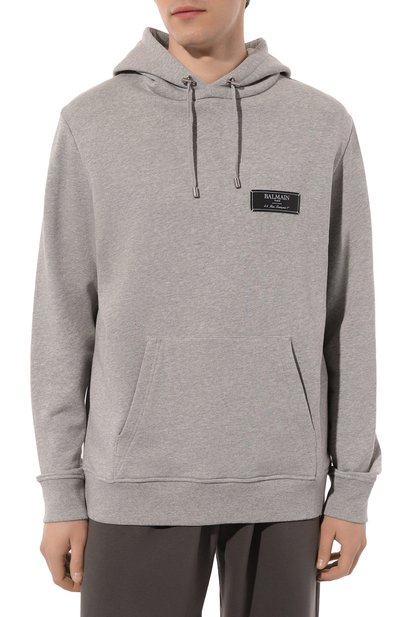 Хлопковое худи BALMAIN, арт. CH1JT047/JH85, фото 3