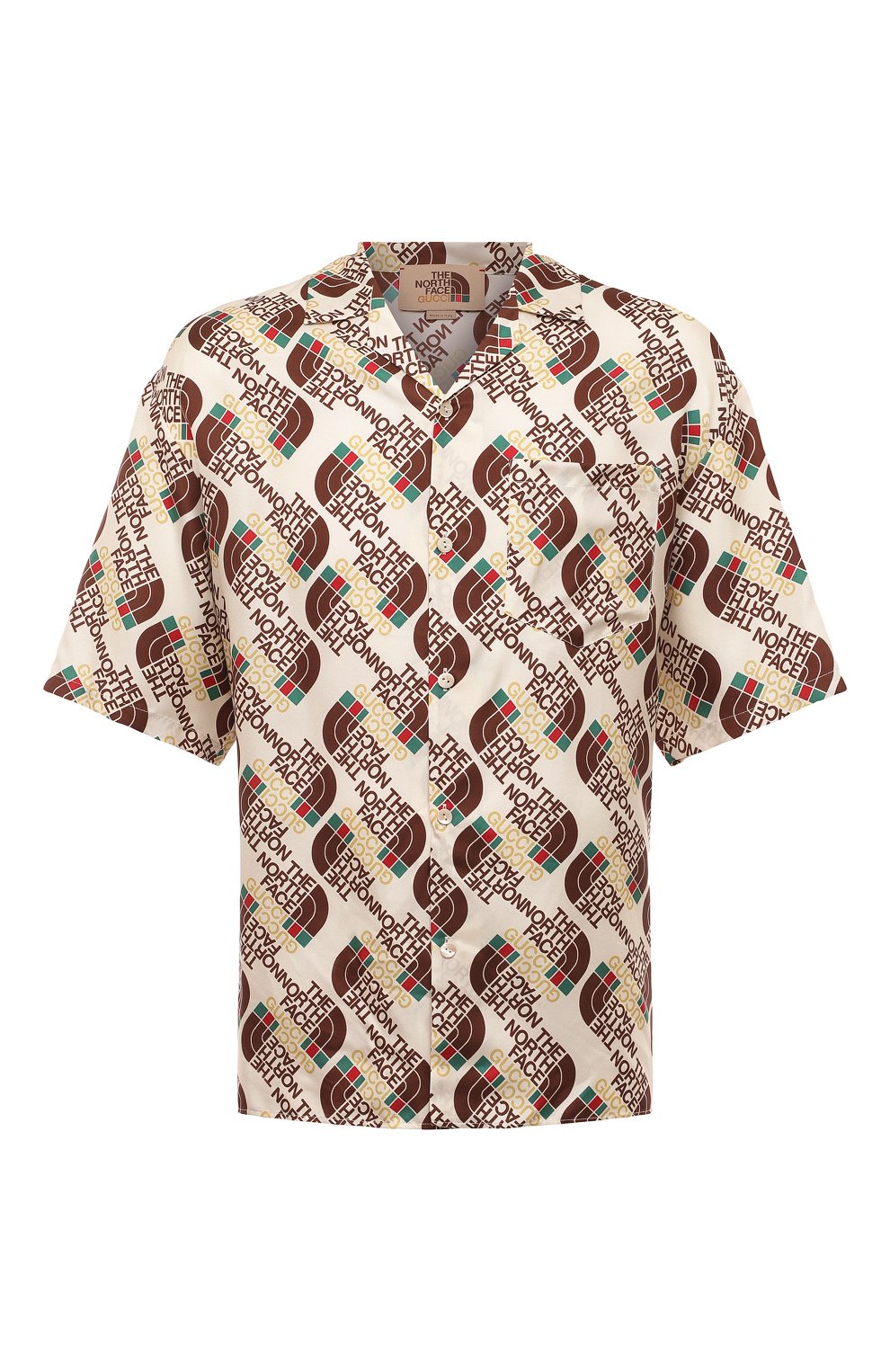 Шелковая рубашка the north face x gucci GUCCI, арт. 654766 ZAGUR, фото 1