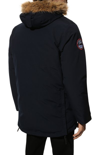 Пуховая парка polus с меховой отделкой ARCTIC EXPLORER, арт. POLUS_NAVY, фото 4