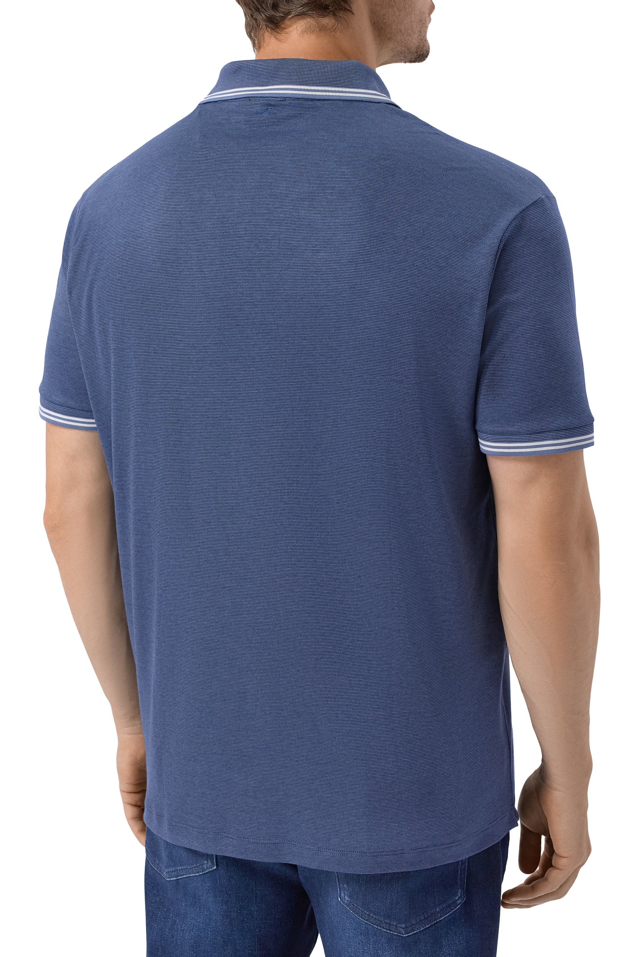 Поло из хлопка и лиоцелла PAUL&SHARK, арт. 26411256_001, фото 4