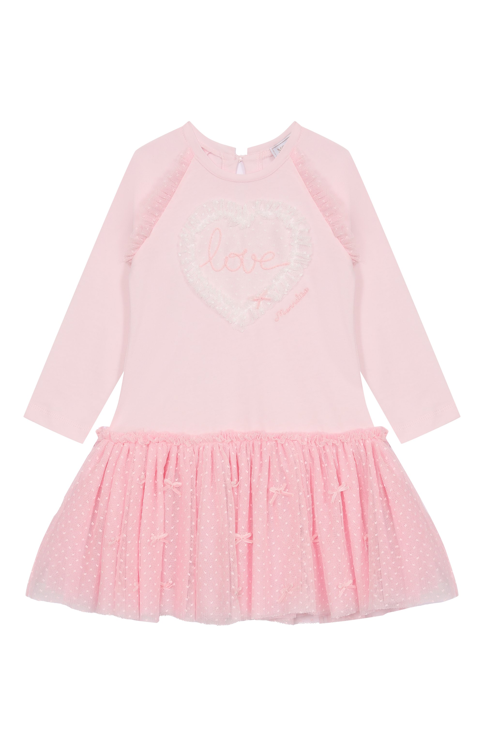 Хлопковое платье MONNALISA, арт. 39F900, фото 1