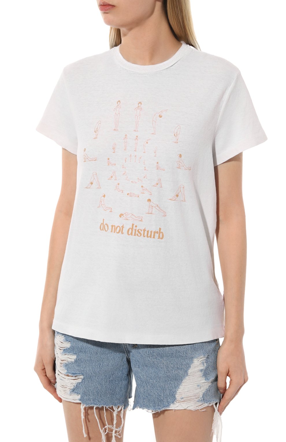 Хлопковая футболка RE/DONE, арт. 024-02W7LT001, фото 3