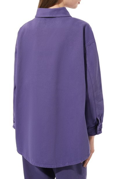 Джинсовая рубашка HINNOMINATE фиолетового цвета по цене 22650 руб., арт. HDS3/HNW890, фото 4 Джинсовая рубашка HINNOMINATE, арт. HDS3/HNW890, фото 4