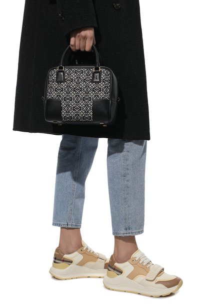 Комбинированные кроссовки bandana BURBERRY, арт. 8045284, фото 3