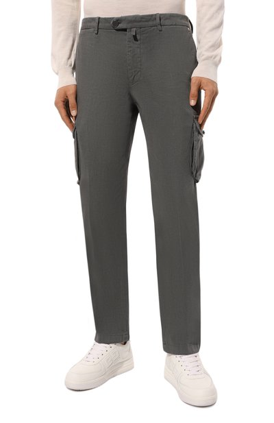 Брюки-карго из хлопка и кашемира KITON, арт. UFPPCAK0102F15, фото 3