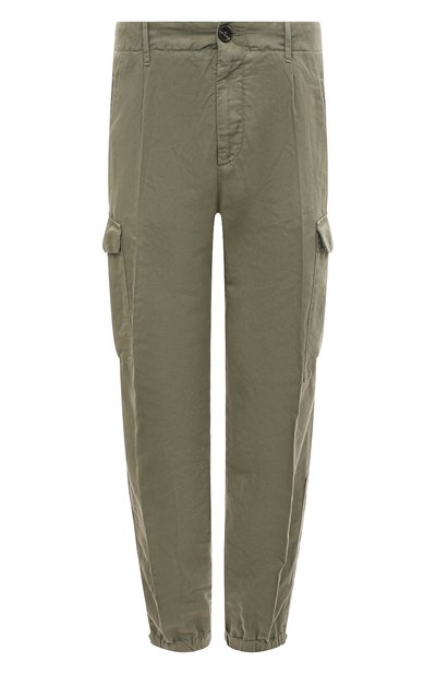 Мужские джоггеры изо льна и хлопка BRUNELLO CUCINELLI, арт. M291DH0640