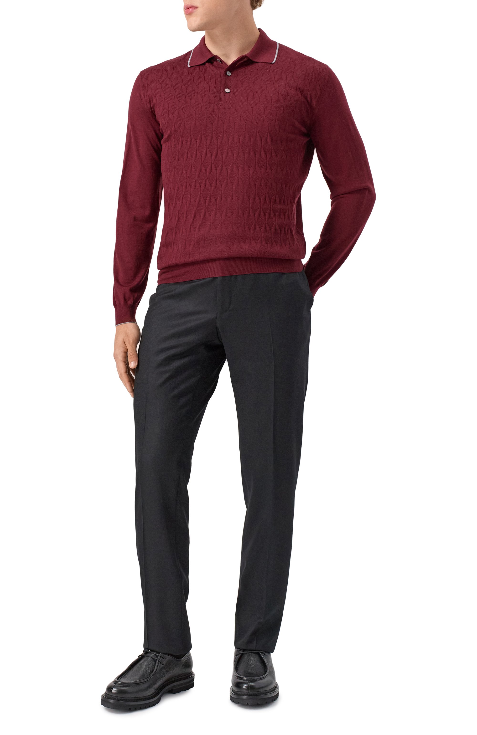 Шерстяное поло FEDELI, арт. MU006427, фото 2