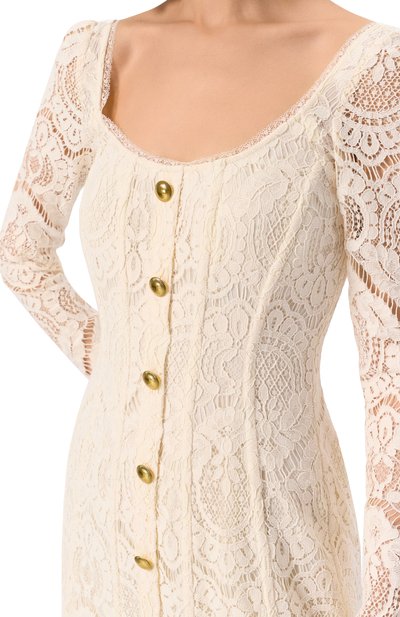 Платье из вискозы и хлопка TWINSET, арт. 251TS2270, фото 5