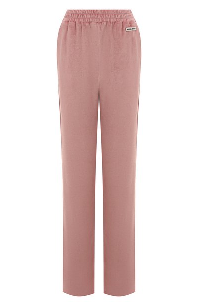 Бархатные брюки MIU MIU, арт. MJP264-1ZVA-F0E18, фото 1