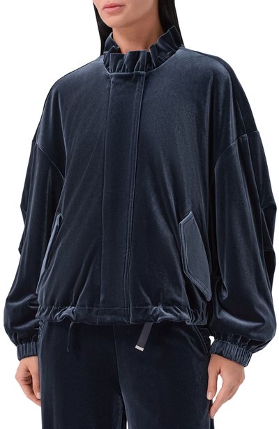 Бархатный бомбер EMPORIO ARMANI, арт. EW004145/AF13341, фото 3