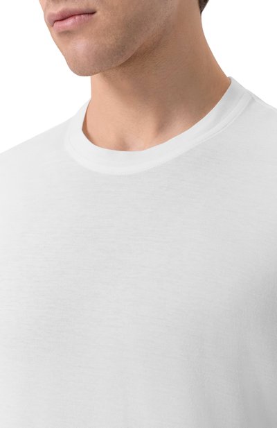 Футболка из лиоцелла и хлопка CAPOBIANCO, арт. 20M660.TM00., фото 5