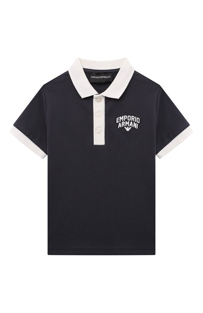 Хлопковое поло EMPORIO ARMANI, арт. 3R4FJA/1JPTZ, фото 1