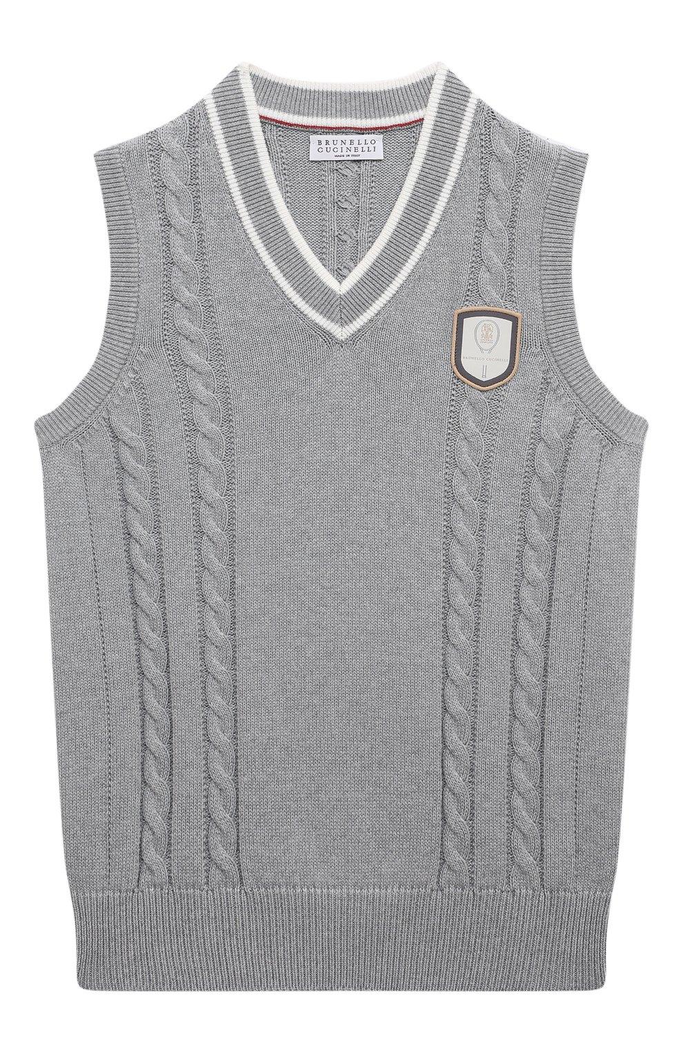 Хлопковый жилет BRUNELLO CUCINELLI, арт. B2873807TB, фото 1