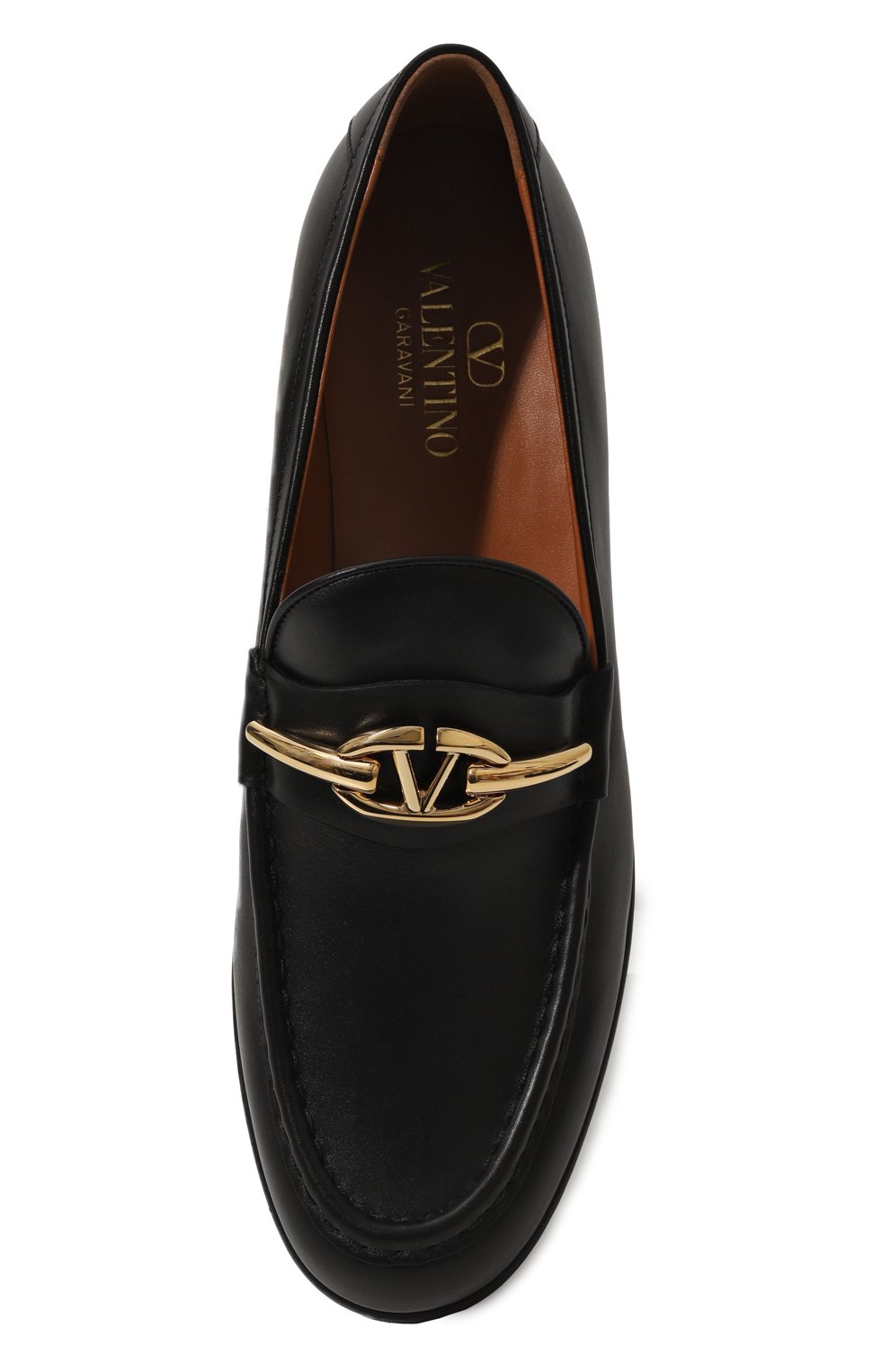 Кожаные лоферы vlogo signature VALENTINO, арт. 5W2S0IK0/MIM, фото 6