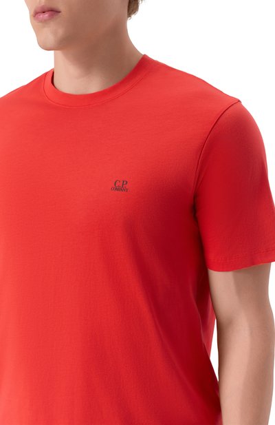Хлопковая футболка C.P. COMPANY, арт. 18CMTS030A005100W, фото 5
