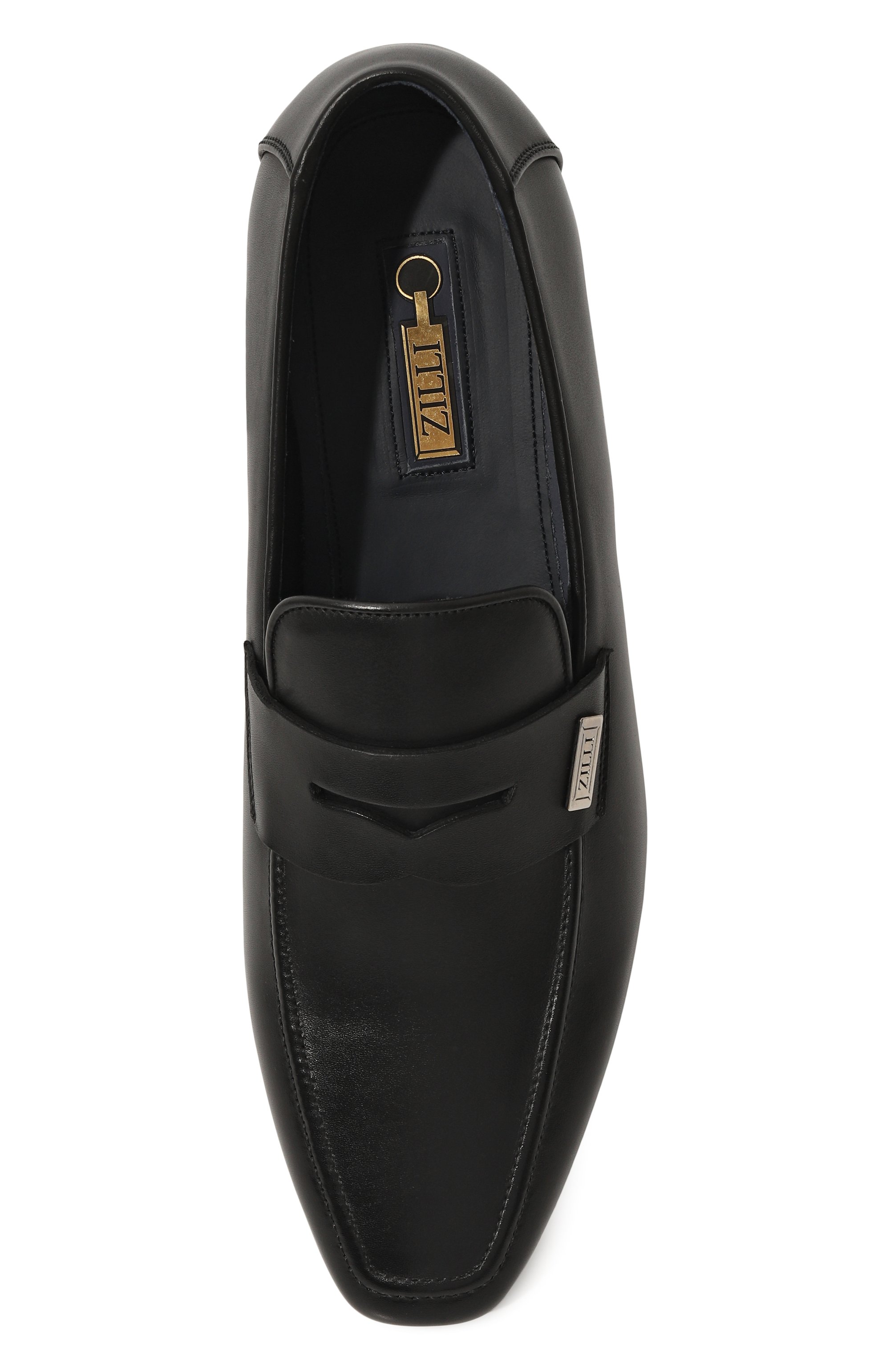 Кожаные пенни-лоферы ZILLI, арт. H0089AM1015VLBW01, фото 6